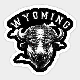 Wyoming Bison Sticker